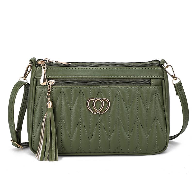 Umhängetasche für Damen im Sommer Große Kapazität Damentasche für Damen Hochwertige Handytasche Lässige und vielseitige Diamant-Quastentasche