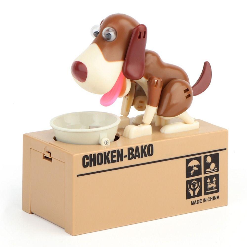 Cartoon-Hund Geldkasse Plastik Hund Sparschwein Einfache Bedienung Elektronisches Sparschwein Geld Sparen 2