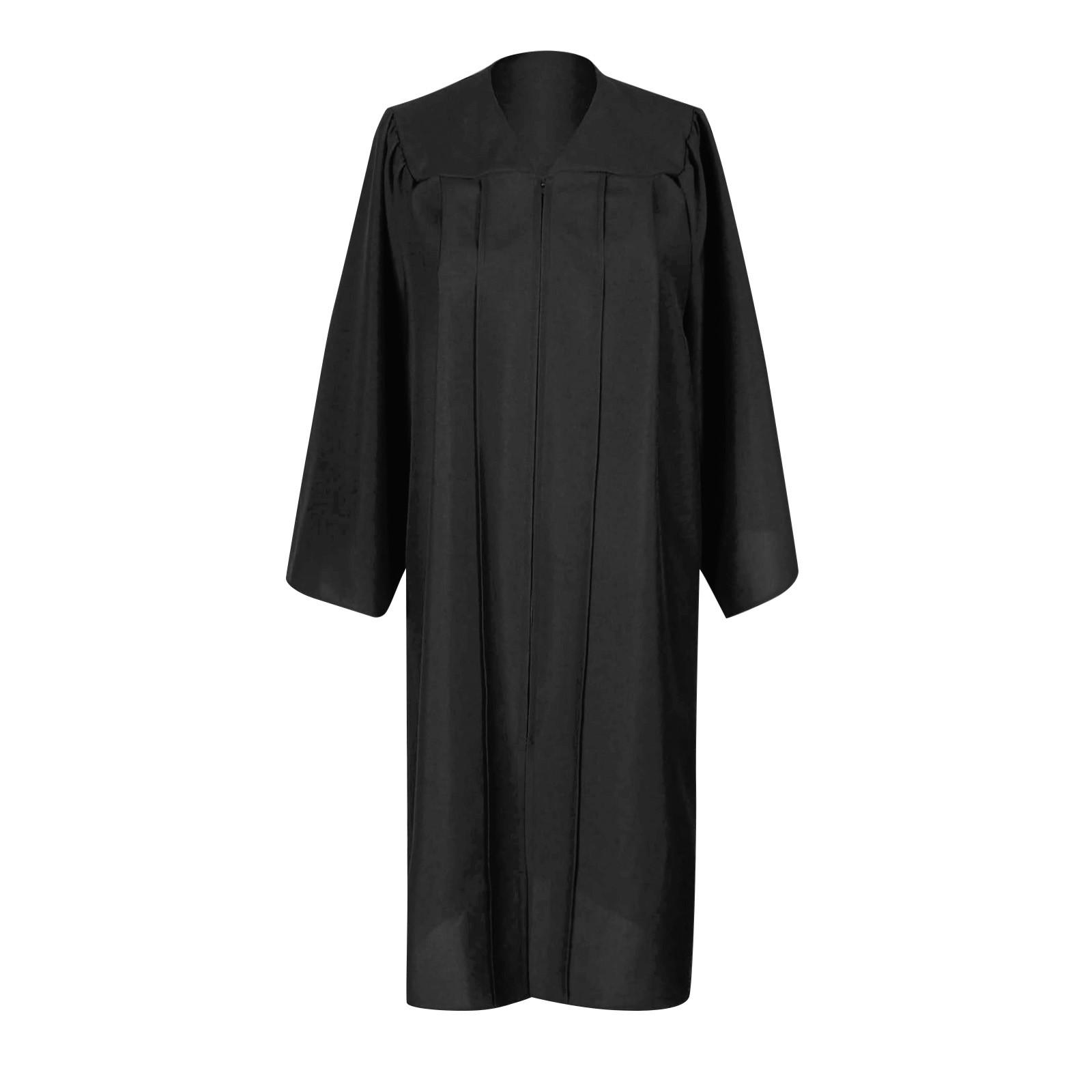 Unisex-Chorroben für die Kirche, Taufe, Konfirmation, Abschlussrobe, Pfarrer- und Richterrobe 39 schwarz