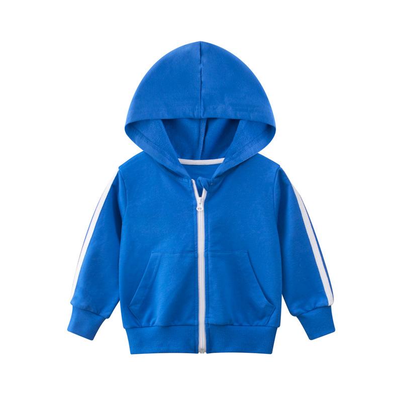 Kinderkleidung Kinderjacken Jungenkleidung Hoodies Frühling 90cm blau