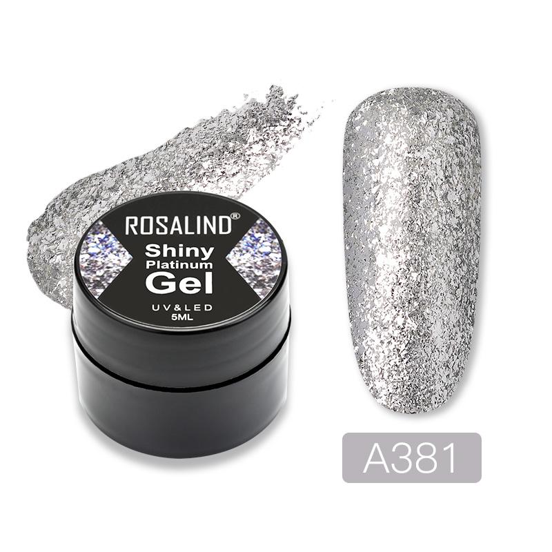 ROSALIND 5 ml Gel-Nagellack, glänzender Regenbogen-Glitzer, Malerei, Nagelkunst, Design, Vernis, halbpermanenter Nagellack, Gel-Überlack, Maniküre