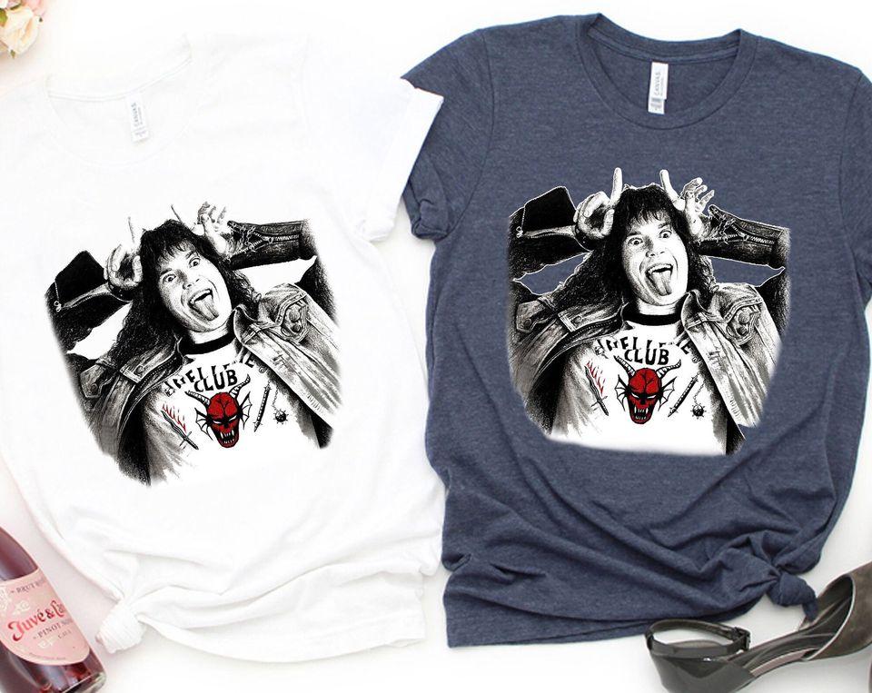 Eddie Hell Club Stranger Munson Shirt Unisex ST4 Fans T-Shirt, Lustiges T-Shirt Klassisches T-Shirt 3XL