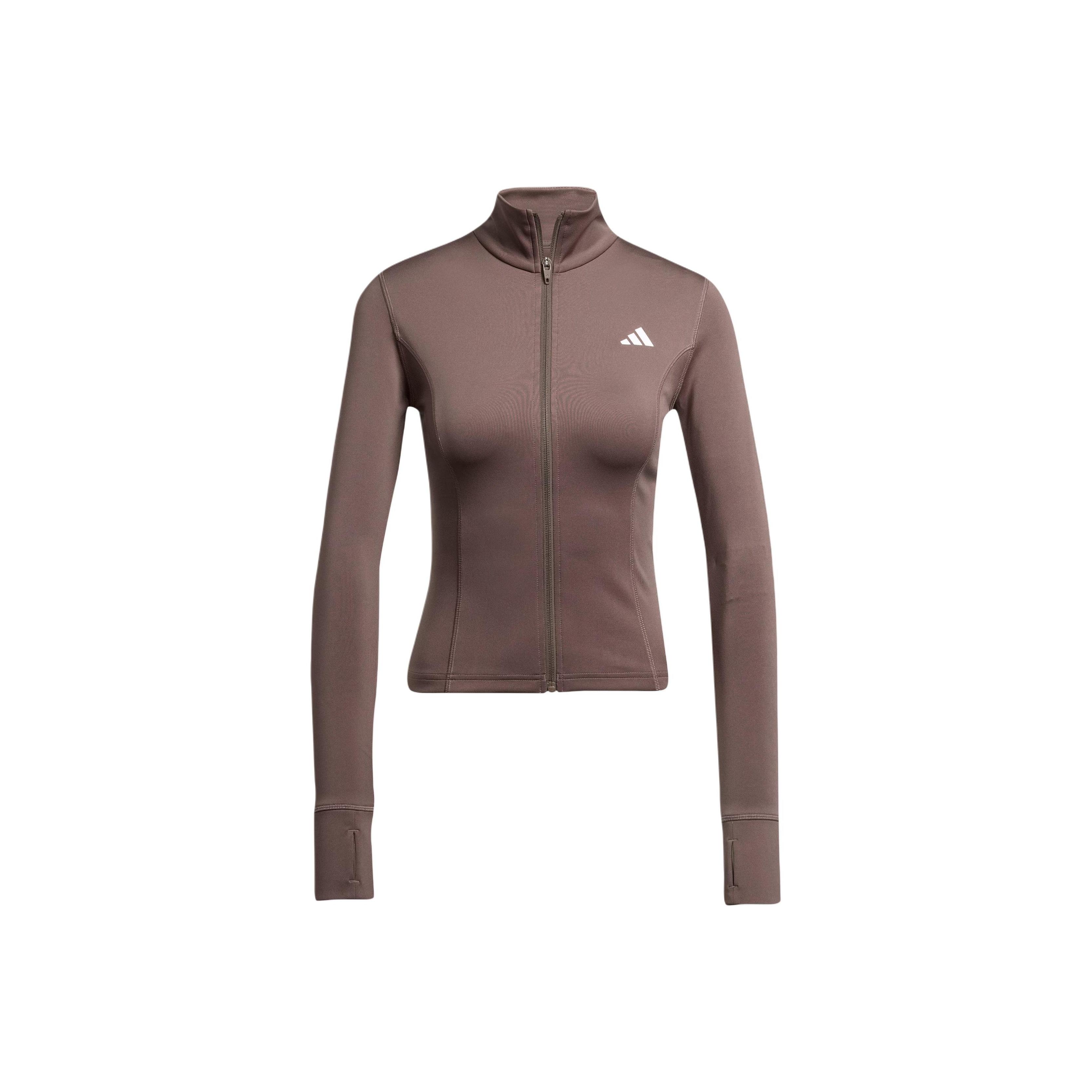 Adidas Optime Essentials Schnelltrocknende Sport-Slim-Jacke mit halbem Stehkragen für Damen Jacke JW2802 M