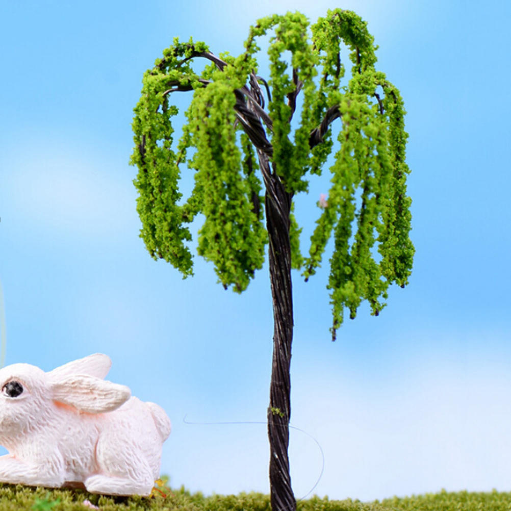 Bäume für Miniatur-Feengarten Ornament Puppenhaus Blumentopf Figur Diy Handwerk