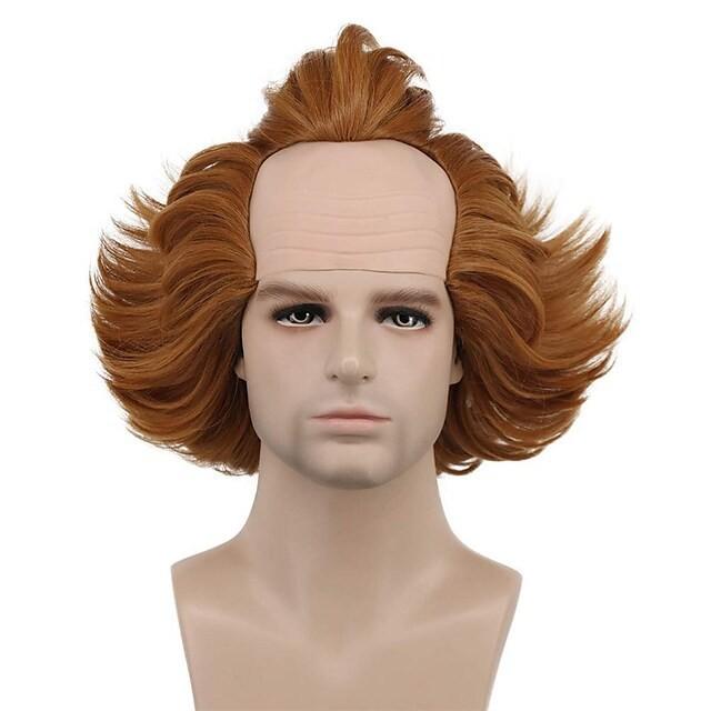Es Pennywise Cosplay Perücke Mit Hochtemperaturseide Für Halloween Kostüm Und Mottopartys beige