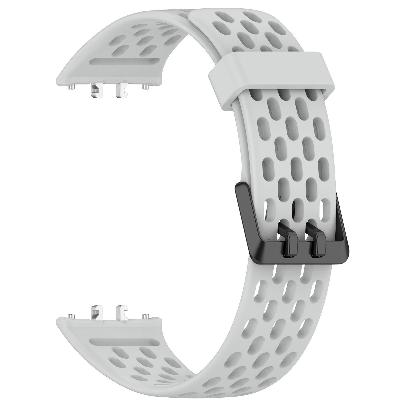 Silikonarmband für Samsung Galaxy Fit 3, atmungsaktives Sport-Smartwatch-Ersatzarmband, Galaxy Fit 3-Armband For Samsung Galaxy Fit 3 grau