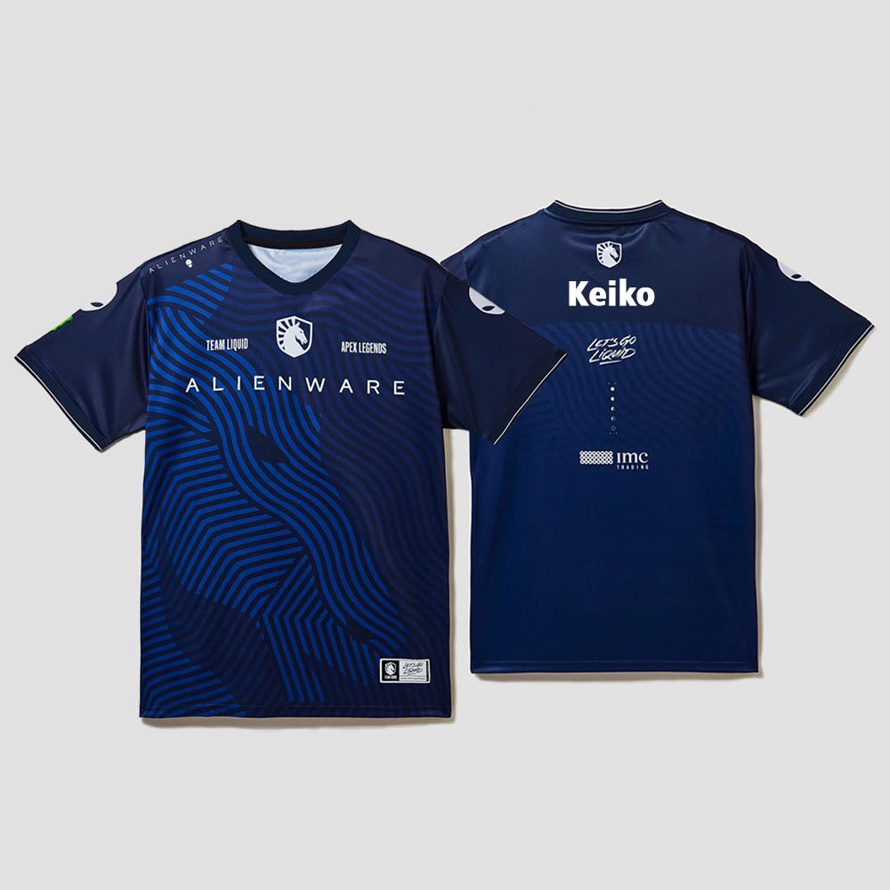 Valorant Masters Bangkok Turnier Trikot Team Liquid Trainingsanzug Esports Team Uniform Benutzerdefinierte T-Shirts Unisex Übergroße Oberteile L