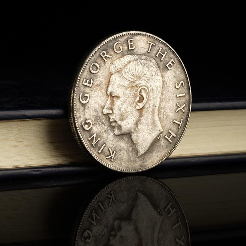 1949 George VI Zealand Crown Coin Britische Gedenkmünzen Antike Münzen 1PCS