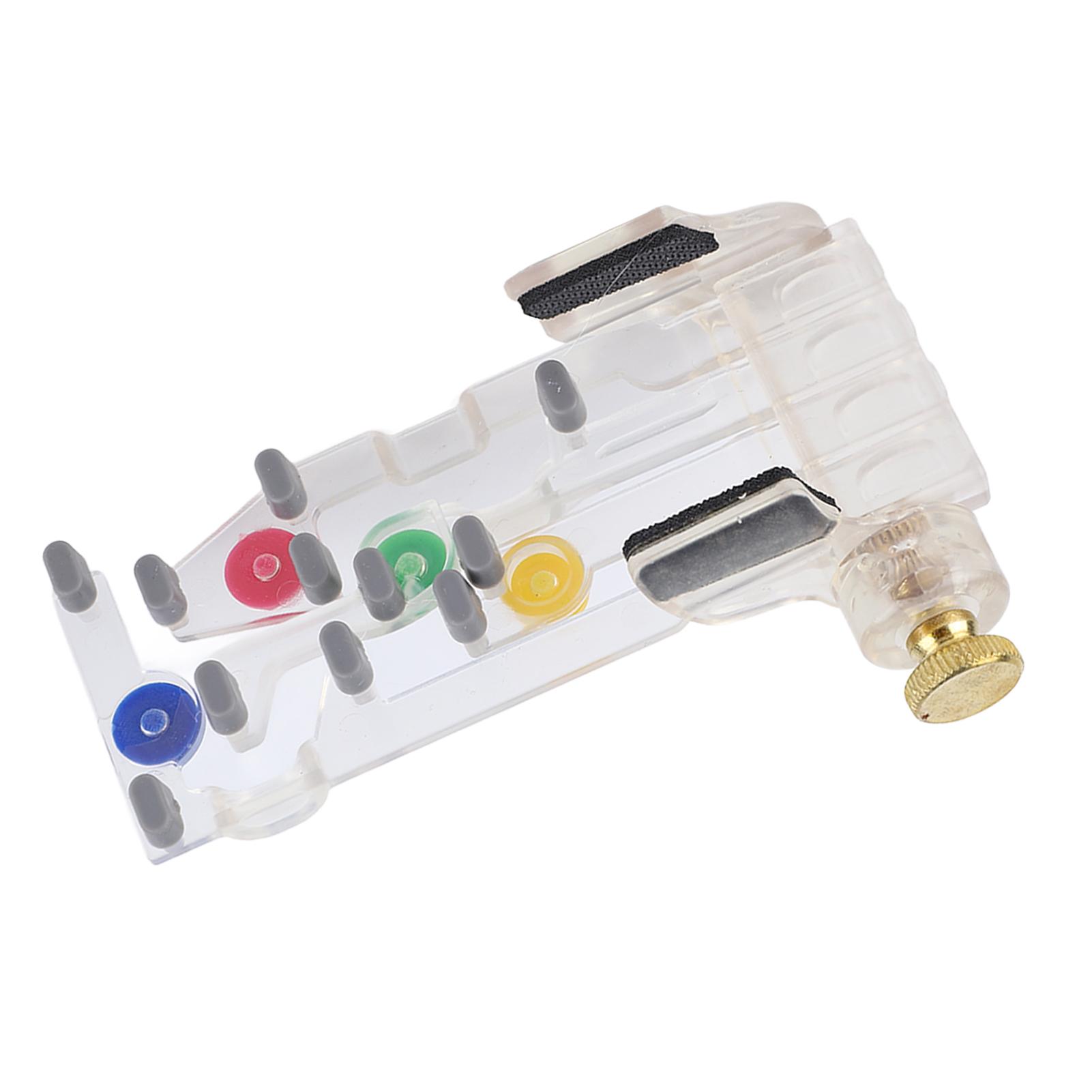 Gitarrenakkordtrainer, Ein-Tasten-unterstütztes Lernwerkzeug, Zubehör für Musikinstrumente