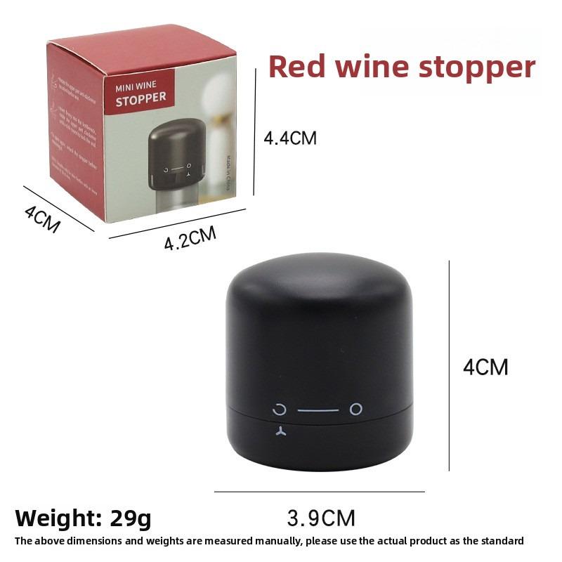1/2/3 stücke Vakuum Wein Stopfen Wiederverwendbare Wein Flasche Stopper Champagner Sealer Cap Set auslaufsicher Erhalter für wein Stecker Werkzeuge 1 Red wine Stopper