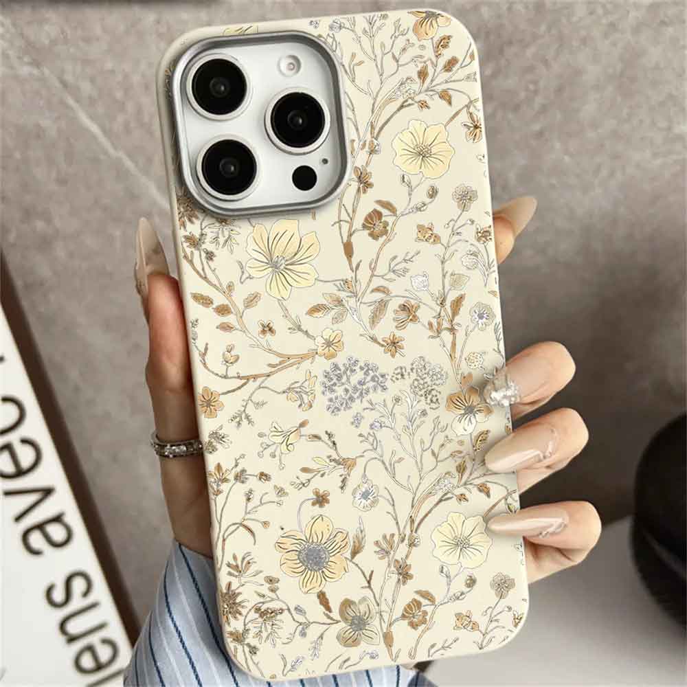 Bedruckte, gemusterte Telefonhülle mit Blumenmuster, Silikon-TPU für Xiaomi Samsung iPhone, stoßfeste Telefonhülle, Handyhülle iPhone 7Plus/8Plue