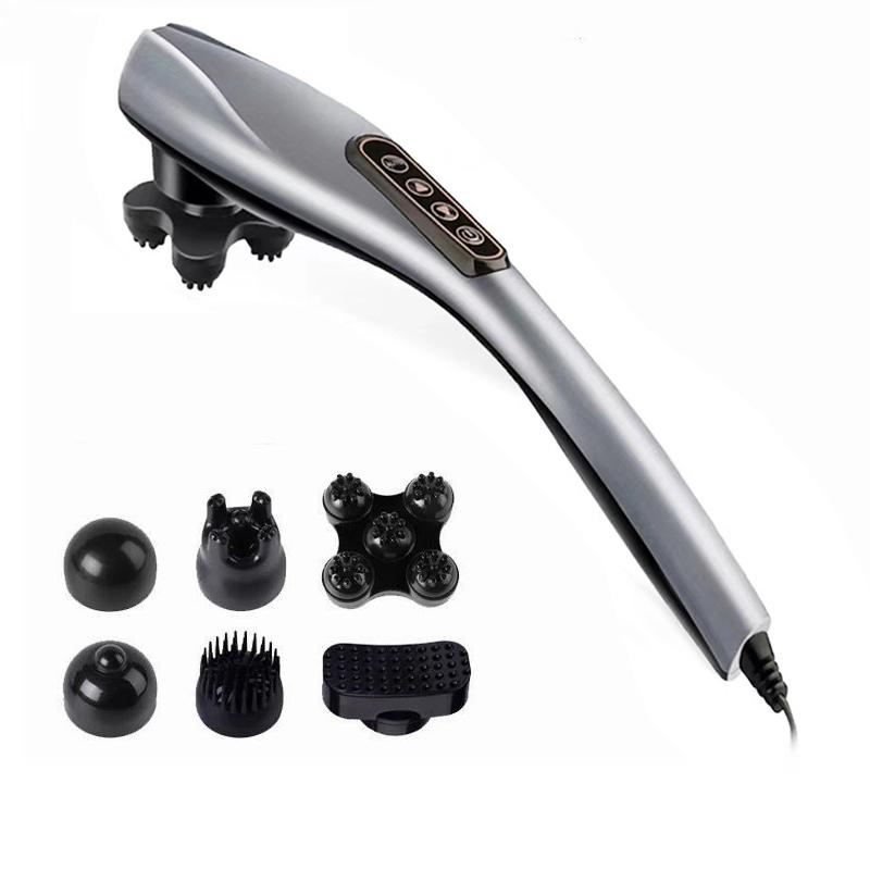 NEUESTER Elektrischer Delphin Massage Stick Zervikaler Massager Nacken Schulter Taille Zuhause Massage Hammer Rücken Multifunktional Ganzer Körper EU PLUG