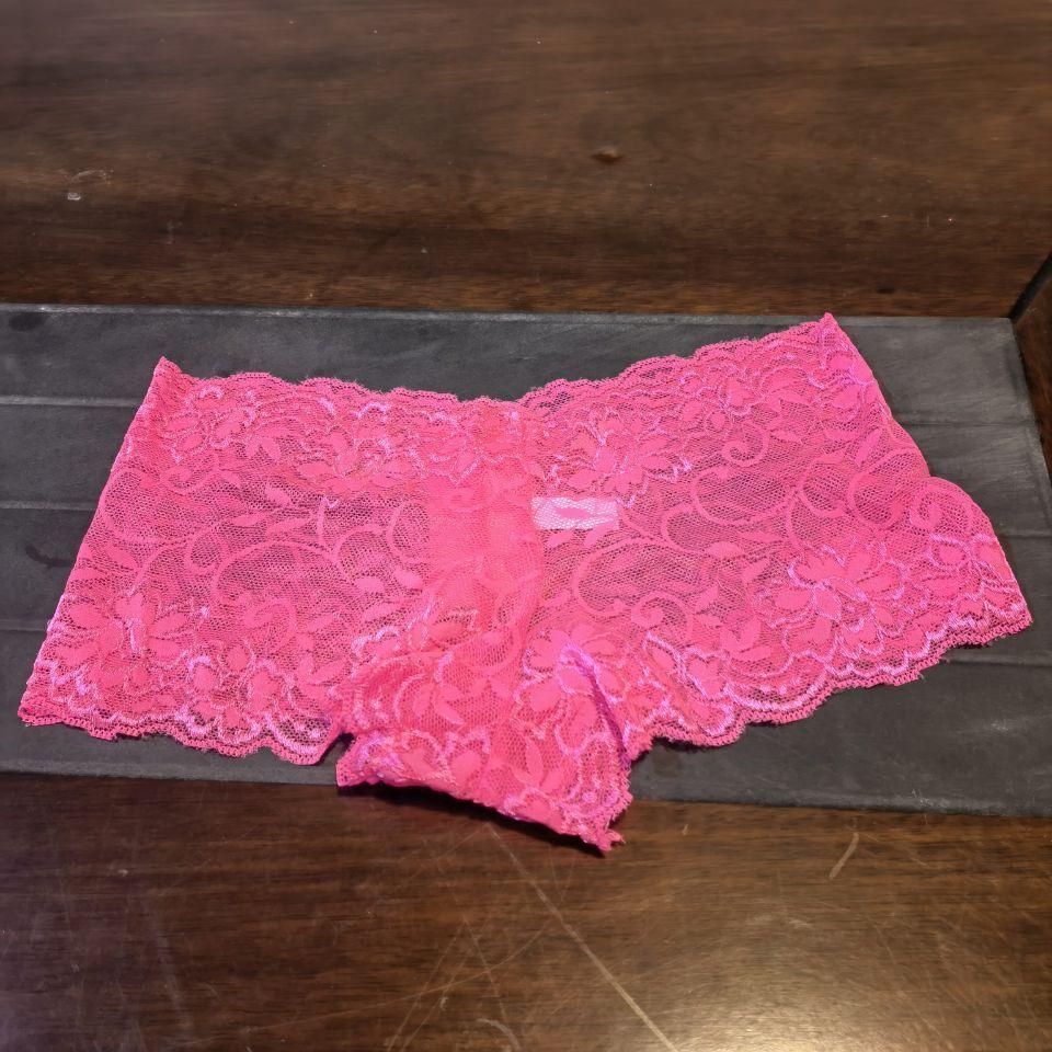 Frauen Boxer Unterwäsche Sexy Volle Spitze Französisch Höschen Shorts Boyshort Damen Knickers Dessous Dessous ML XL XXL M rosa