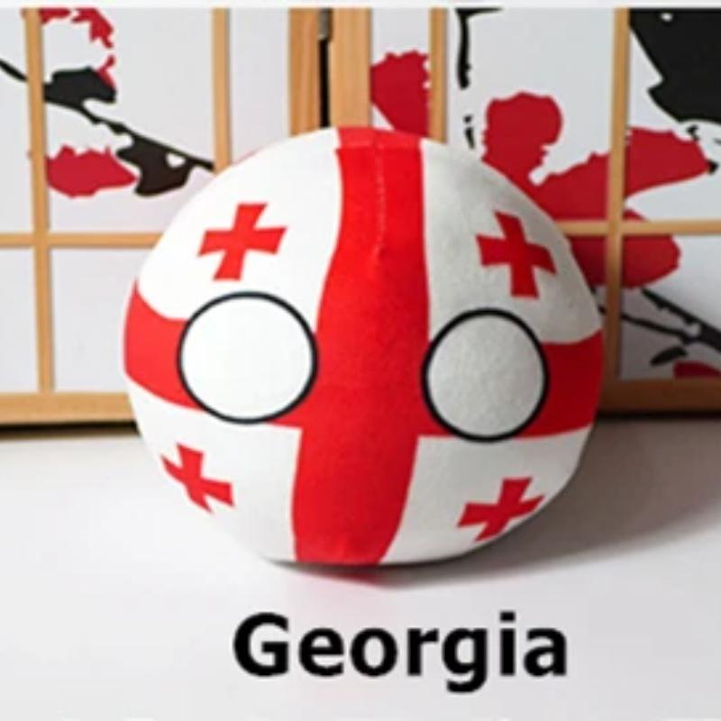 20cm Polandball Plüsch Puppe Land Ball Anime Kurze Gefüllte Plüsch Puppe Spielzeug Georgia