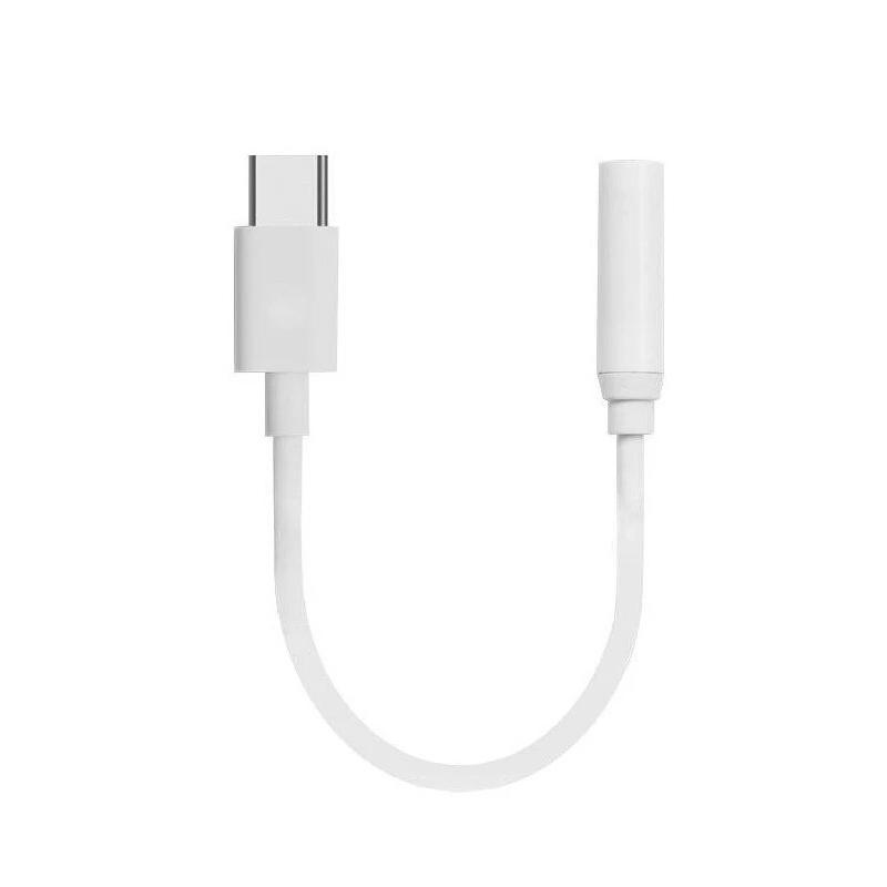 Mode für Huawei Typ C Kopfhörer 1pc USB C zu 3,5mm Kabel Jack Kopfhörer Adapter AUX weiß