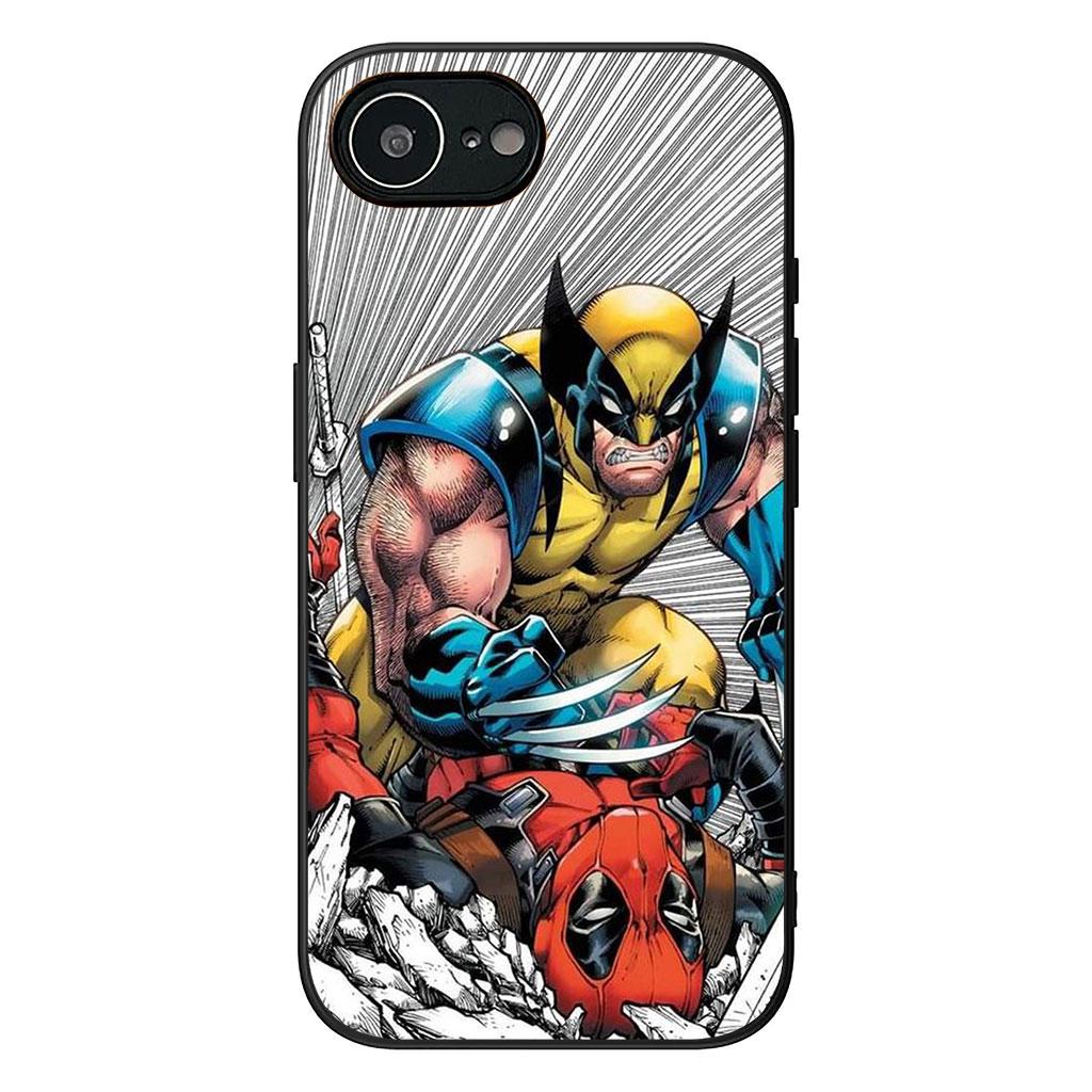 Wolverine Marvel Deadpool für Samsung Galaxy Note 20 Ultra 10 8 9 S10 Plus Lite S8 A70 A24 A25 S10E A21S A37 A57 A55 A7 Hülle Galaxy A57