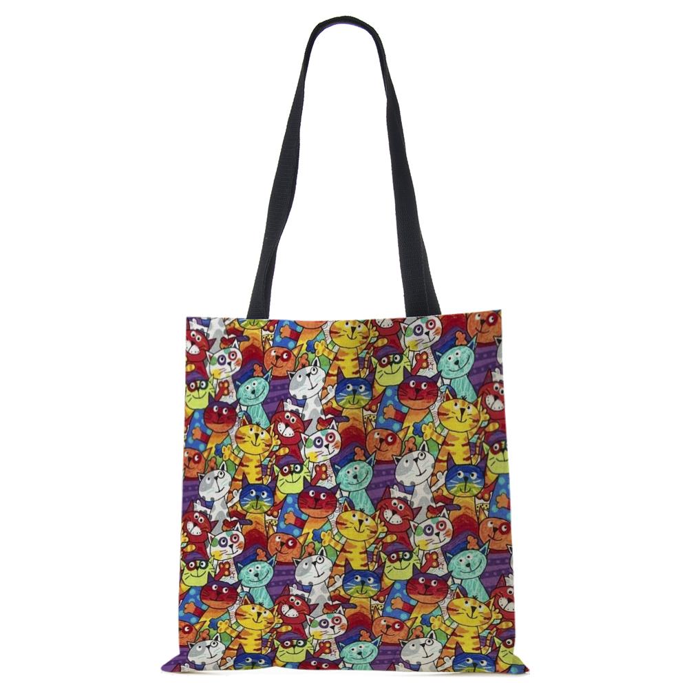 Damen Umhängetasche, wiederverwendbare Taschen, Lebensmittel, faltbar, für Reisen, Schule, Strand, Taschen