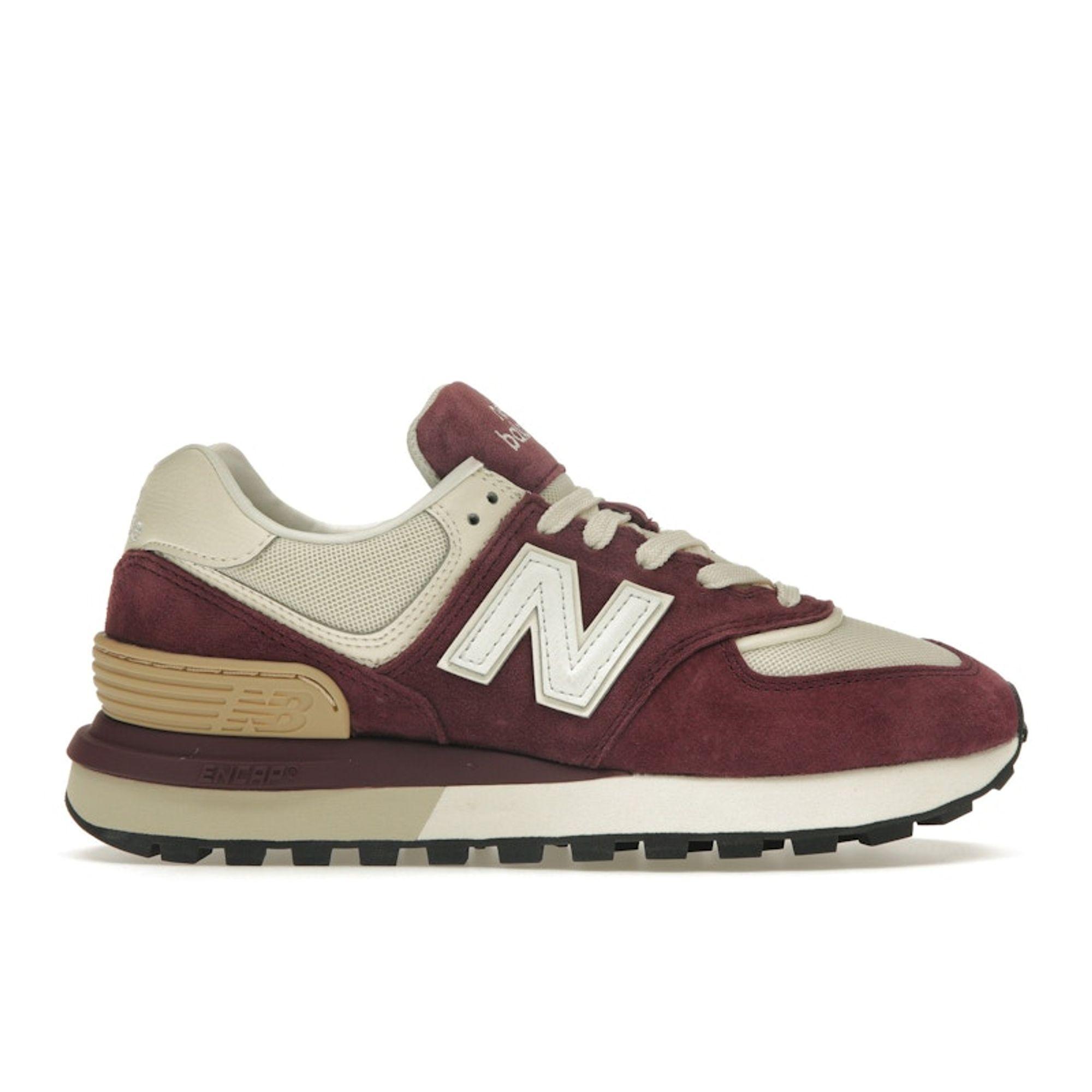 New Balance 574 Legacy Burgunder Angora Unisex Sneaker Rot U574LGRB 36