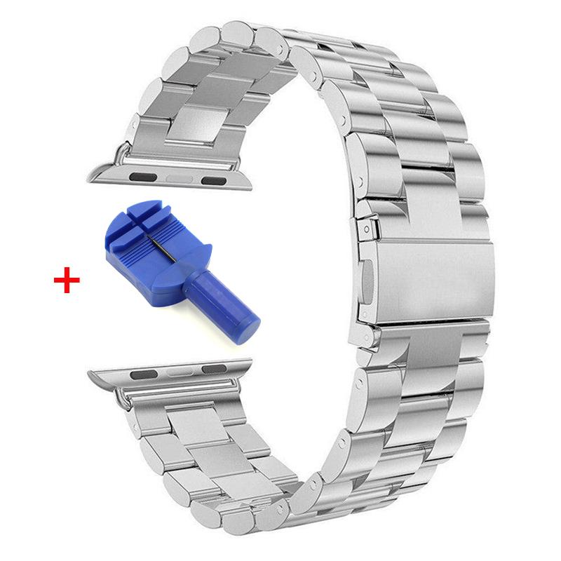 1 Stück Edelstahl Ersatzarmband für Apple Watch Band 38/40/41/42/44/45/49/46MM Für Apple Watch Armband Ultra 11 10 9 8 7 6 5 4 3 2 1 SE Band 42mm or 44mm or 45mm