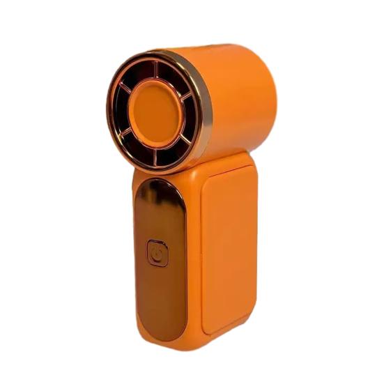 Handventilator Tragbarer Mini-Ventilator mit langlebigem Akku USB-wiederaufladbar Persönlicher Ventilator für Outdoor-Reisen Pendeln Bürokühlung Leistungsstarker Luftstrom orange