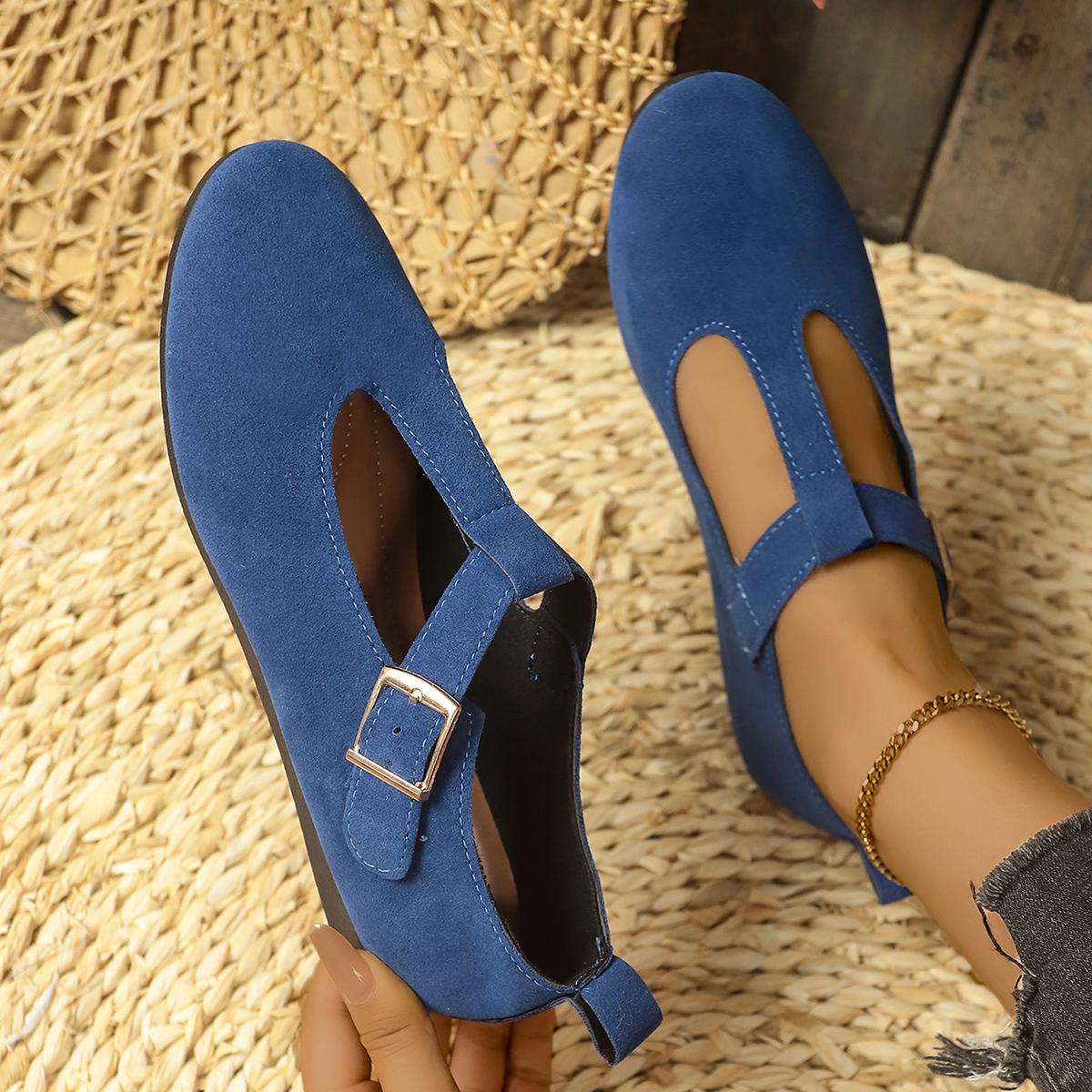 Herbst Damen Flats Schuhe Mode Runde Zehenpartie Slipper Loafer Damen Elegant Mary Jane Schuhe Weicher Flacher Absatz Ballerinas Schuhe Damen 42