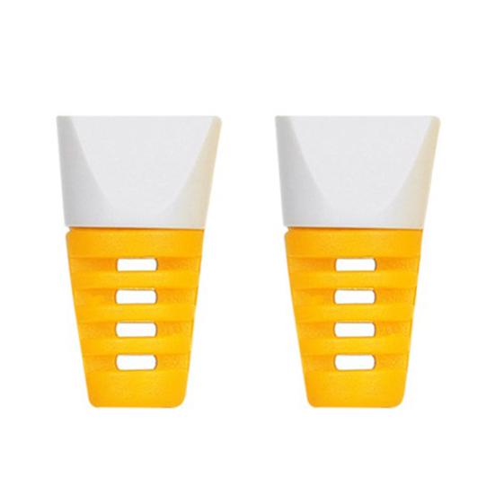 2 Stücke Kabelschutz Universal Anti-bruch PVC Telefon Ladegerät Ladekabel Telefon Zubehör gelb