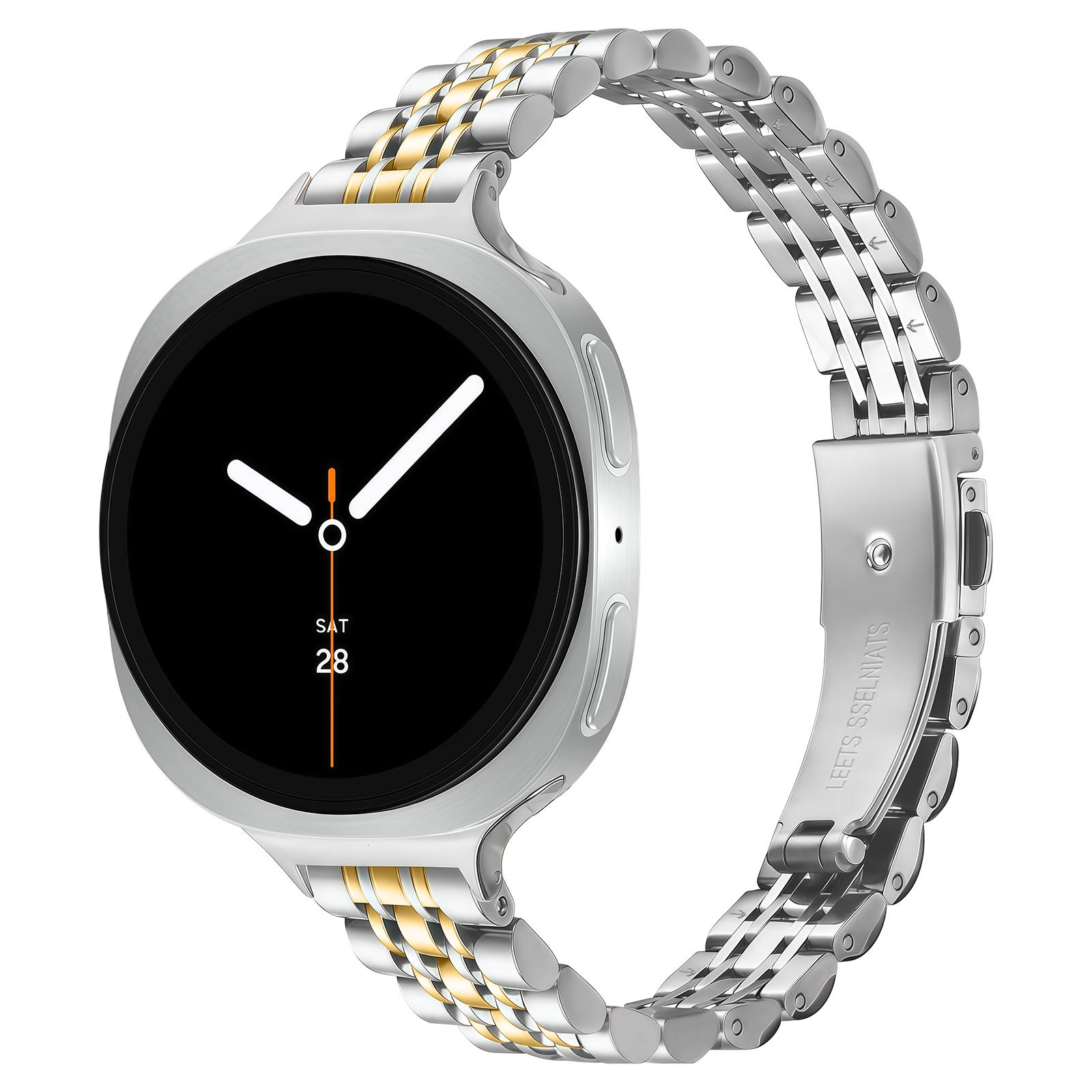 Schmales Armband für Samsung Galaxy Watch 8 Armband 44mm 40mm Zubehör Metall Edelstahl Armband correa Galaxy Watch 8 classic 46 galaxy watch 8 40mm