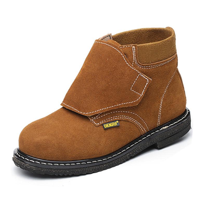 Arbeitsschuhe, Herren- und Damen-Stahlkappenschuhe, bruchsichere und durchstichfeste Arbeitsschuhe, Hochtemperatur-Elektroschweißschuhe 46