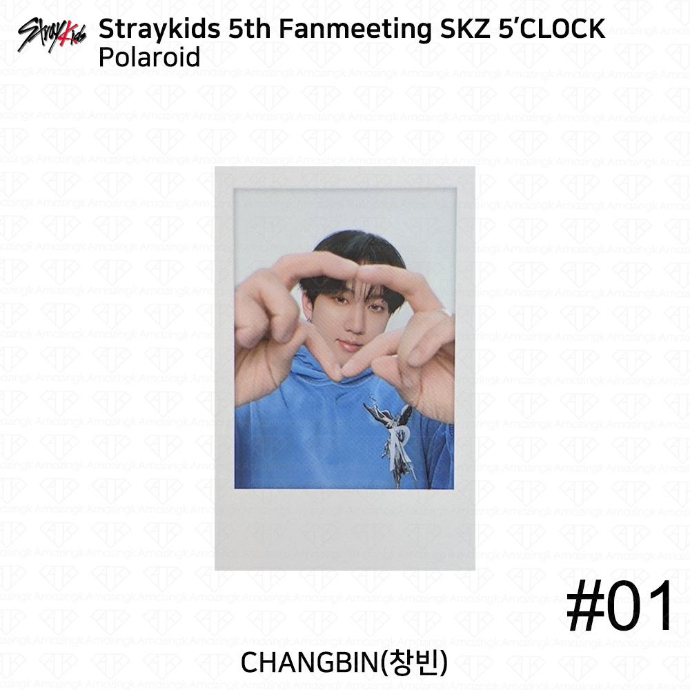 STRAY KIDS 5. Fantreffen SKZ 5'CLOCK Offizielle MD Blechhülle Polaroid KPOP K-POP Changbin - Polaroid #1