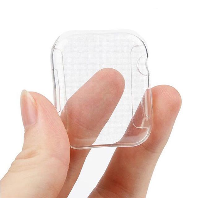 Hülle Für Apple Watch Case 44mm 40mm 45mm 41mm 42mm 38mm iwatch Displayschutz Silikon Stoßfänger Apple Watch Serie 3 6 SE 7 8 9 44mm series 456 SE