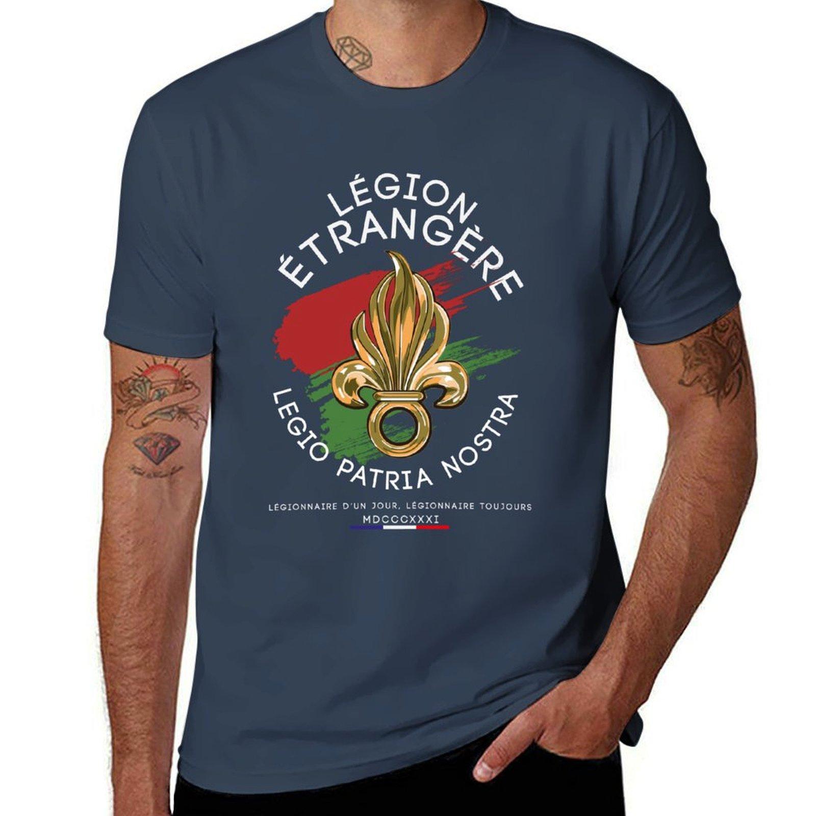 FRENCH FOREIGN LEGION T-SHIRT T-Shirt t shirt mann schlichte baumwoll t-shirts hohe qualität mann t-shirt luxus T-Shirt 2XL