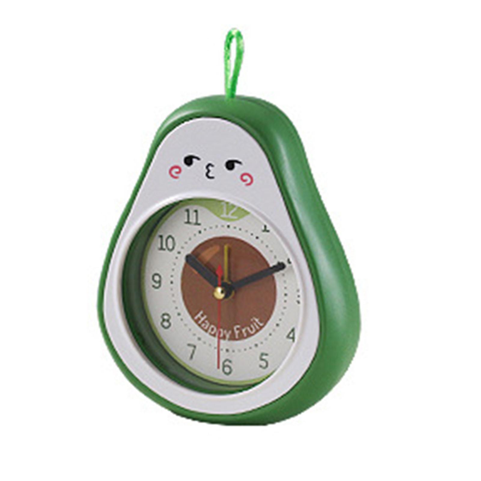 Cartoon Obst Wecker Kinder Wecker Dekorative Ornamente Kinder Geschenk Student Geschenk Avocado