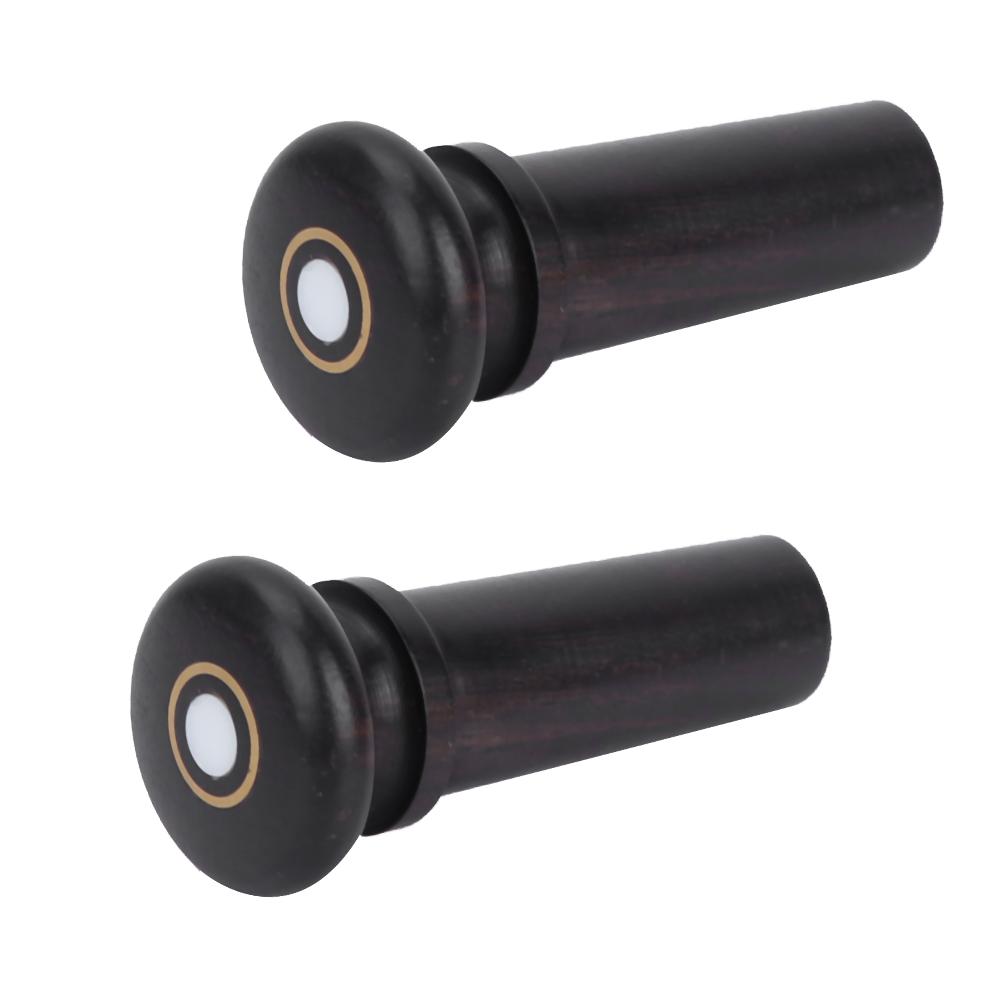 2 Stücke Hochwertige Jujube Holz Violine Schwanz Endpin Musikinstrument Zubehör(Typ A)