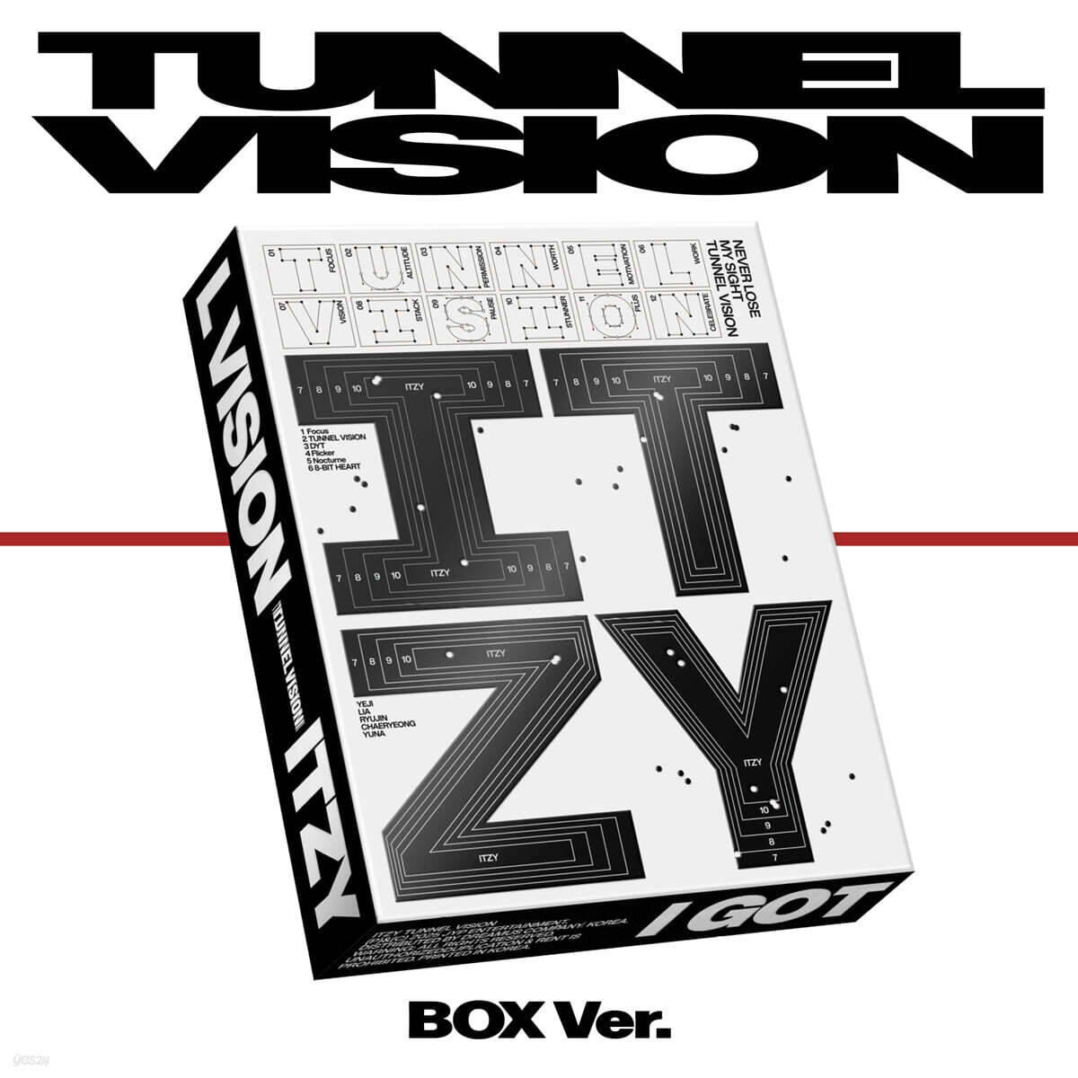 ITZY - TUNNEL VISION / Album (Box-Version.) Box ver.