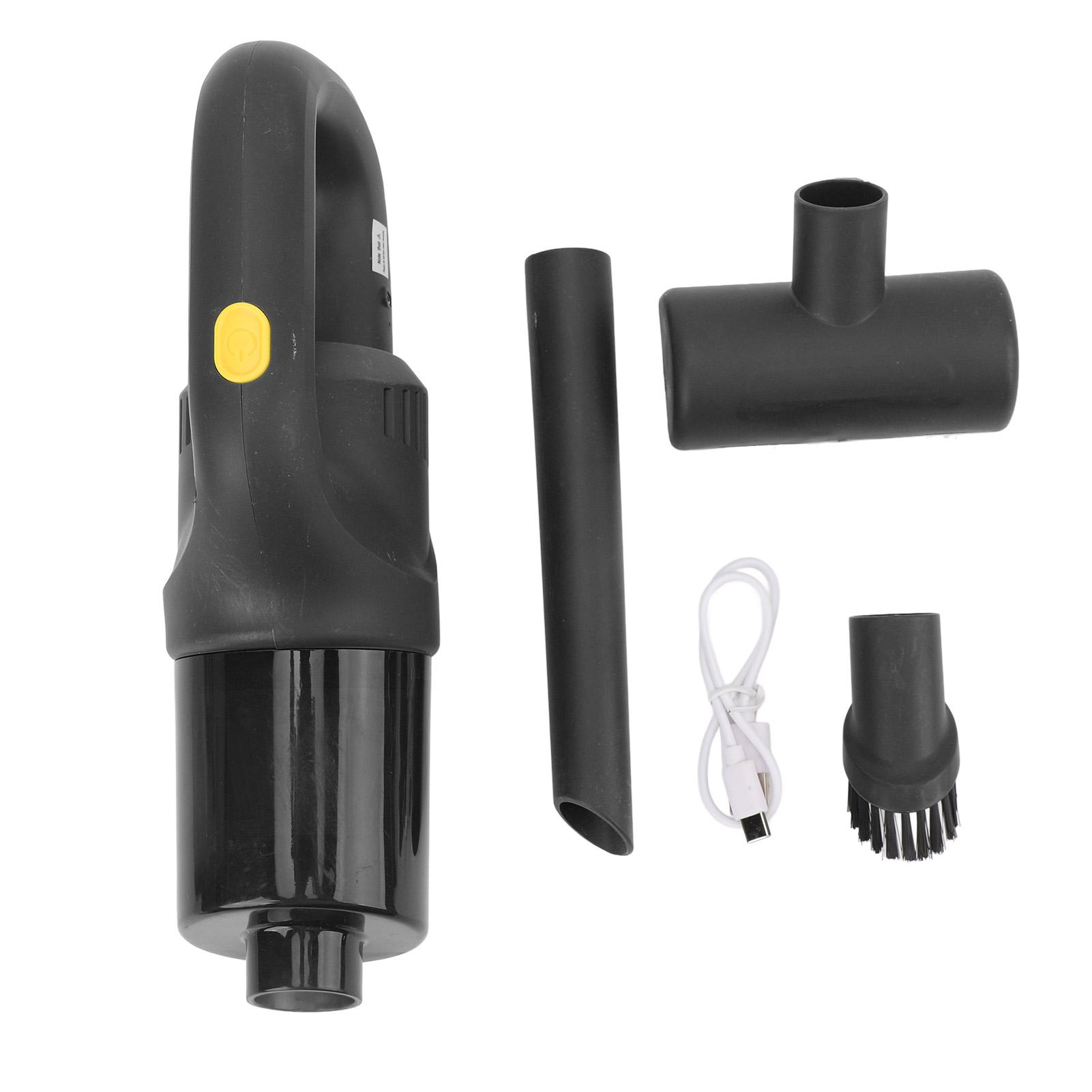 Staubsauger, kabelloser Handstaubsauger fürs Auto, 50000 PA, tragbarer Hochleistungsstaubsauger fürs Auto schwarz