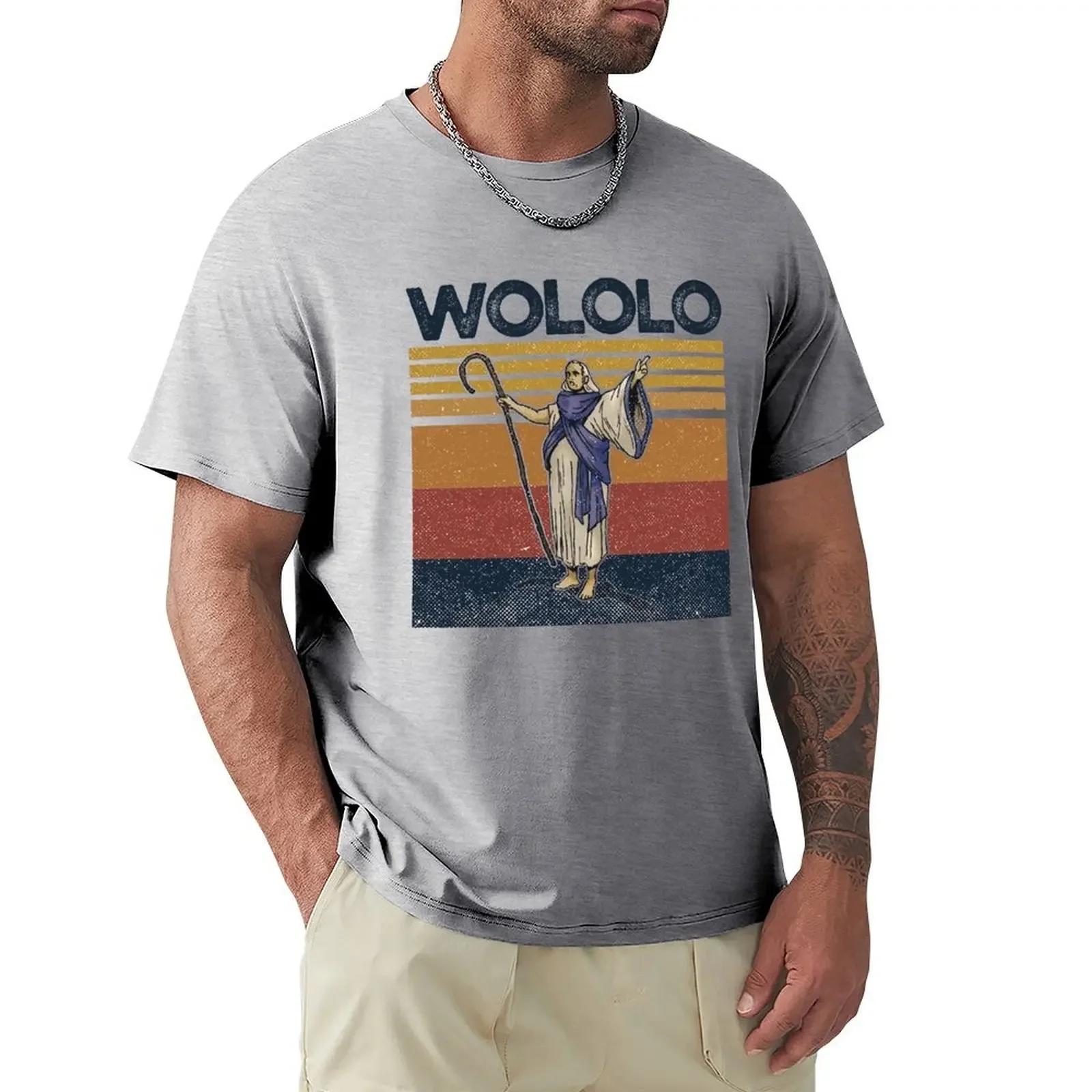 Beste Wololo Age of Empires II Vintage T-Shirts Cartoon Grafik T-Shirts Coole Kurzarm Kleidung Streetwear T-Shirts Tee Tops#Farbe XXXXXL schwarz