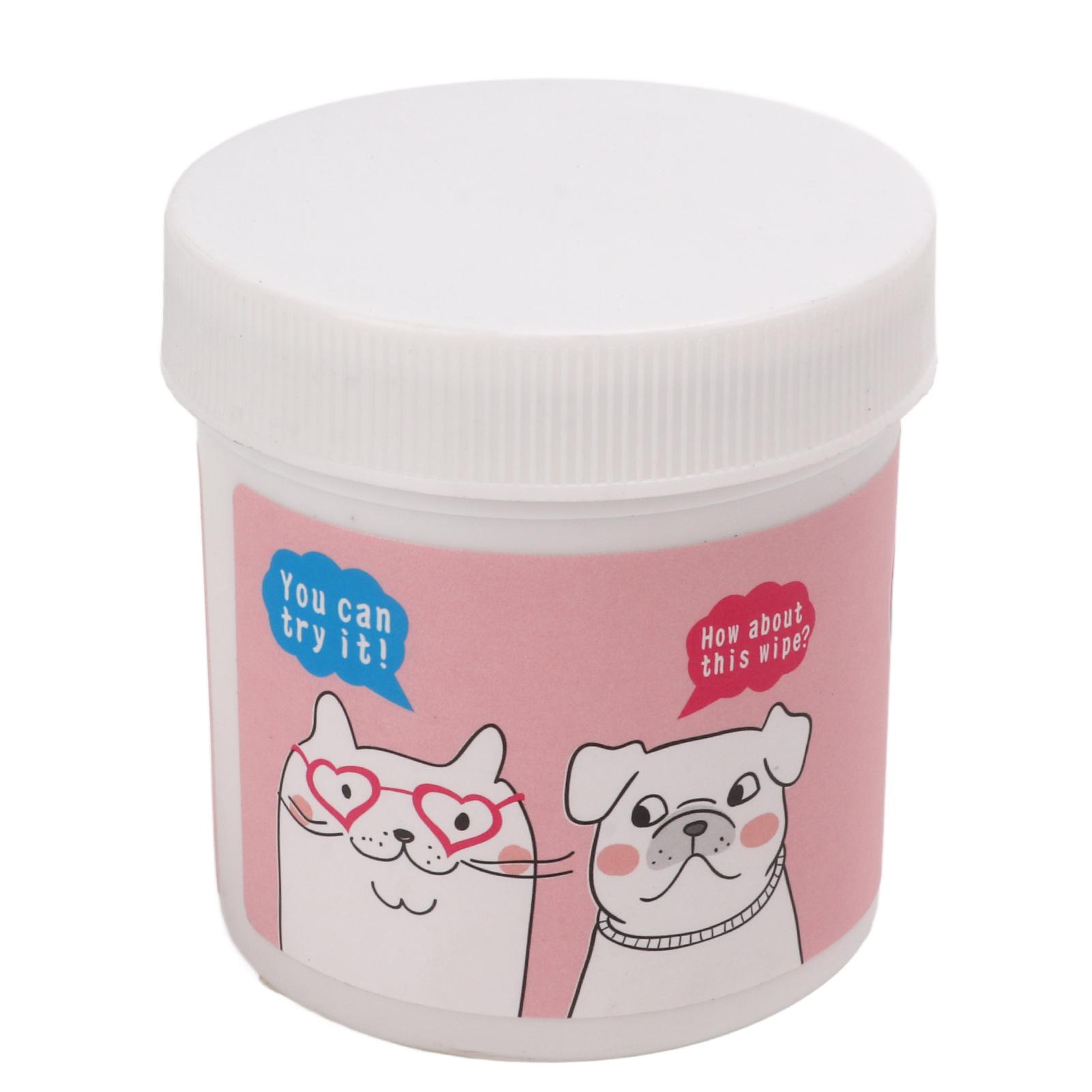 120 Stück Haustier-Reinigungspads, Aloe-Extrakt, Gesichts-Tränenfleckenentferner, Haustier-Augen-Feuchttücher für Katzen und Hunde