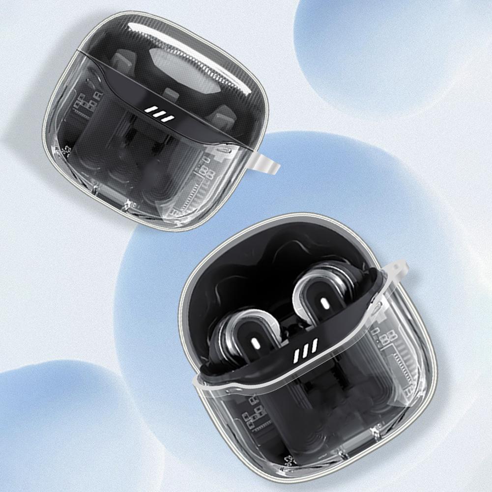 Transparente Hülle für JBL Tune Flex 2 Klare Hülle Kratzfest 2 Flex True Cover Schutz-Ohrstöpsel J5L6 Transparent-for JBL TUNE FLEX2