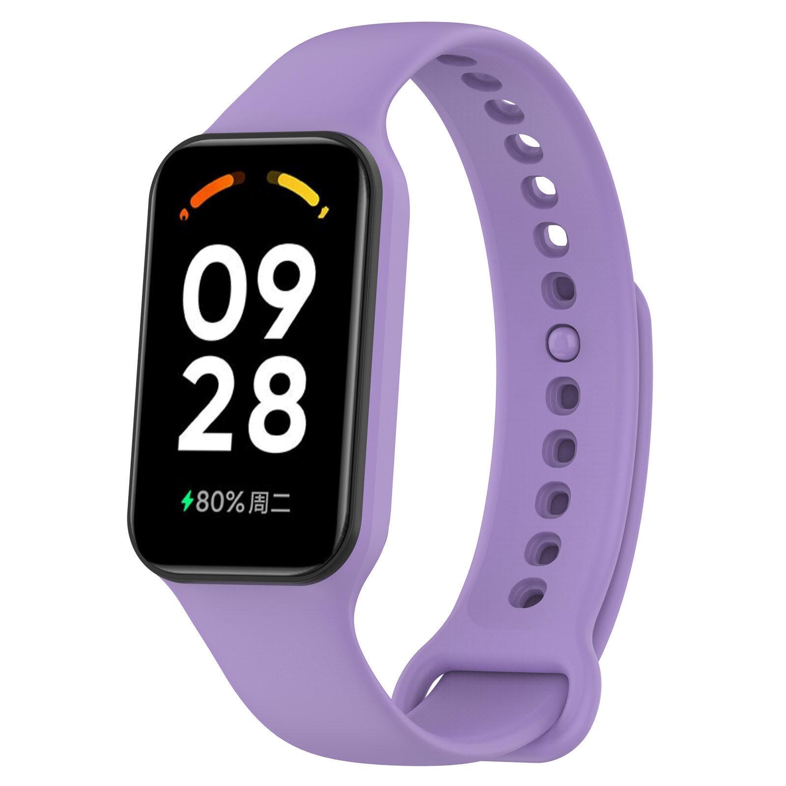 Soft Strap für Redmi Smart Band 2 Armband Ersatz Gürtel Straps für Xiaomi Redmi Band2 Silikon Armband Armband Redmi Smart Band 2 violett