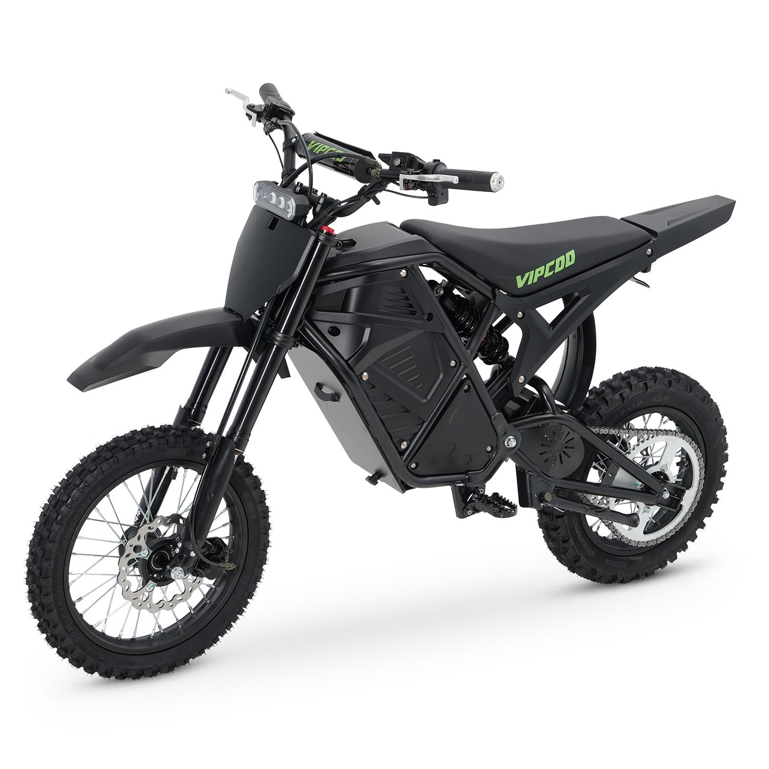 VIPCOO VC-H3 Robustes Hochgeschwindigkeits-E-Bike für Erwachsene 3500W Motor 48V23AH Akku Höchstgeschwindigkeit 63 km/h Geländetaugliches E-Bike Aufregendes Offroad-Bergfahren schwarz