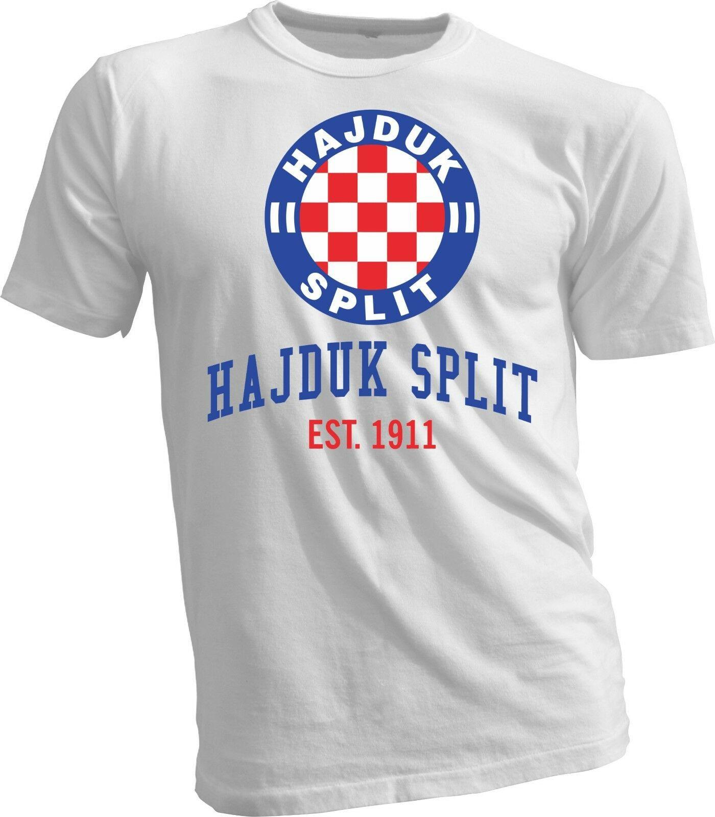 Hajduk Split Kroatien handgemachte Teamsport Uefa Europa Fußball Fußball Unisex T-Shirts L