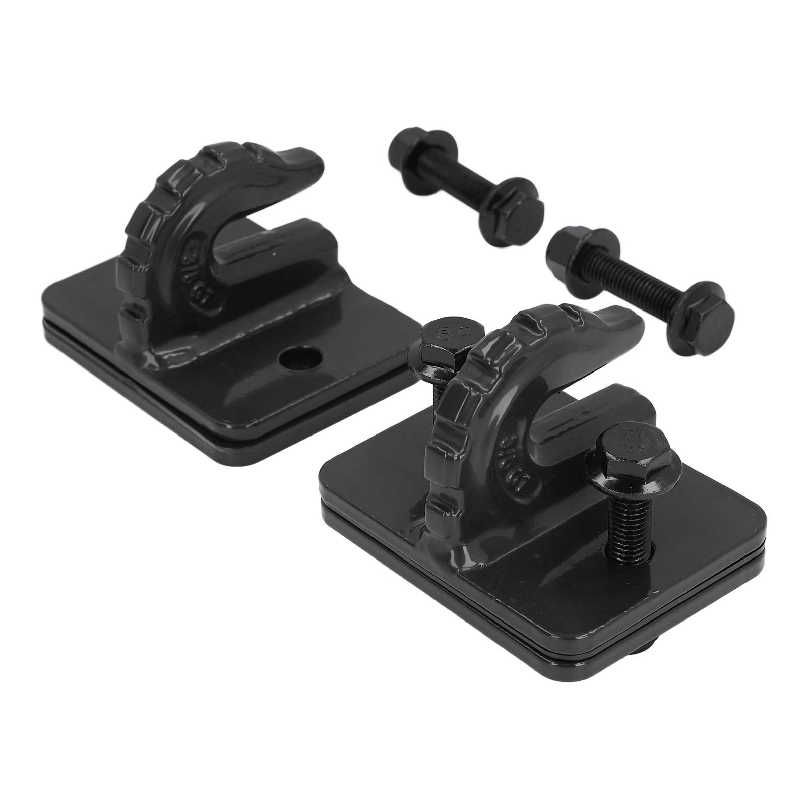 2er-Set Traktor-Eimer-Greifhaken-Set, 38 Zoll, Klasse 70, legierter Stahl, Traktor-Eimerhaken für Wohnmobile und UTV schwarz