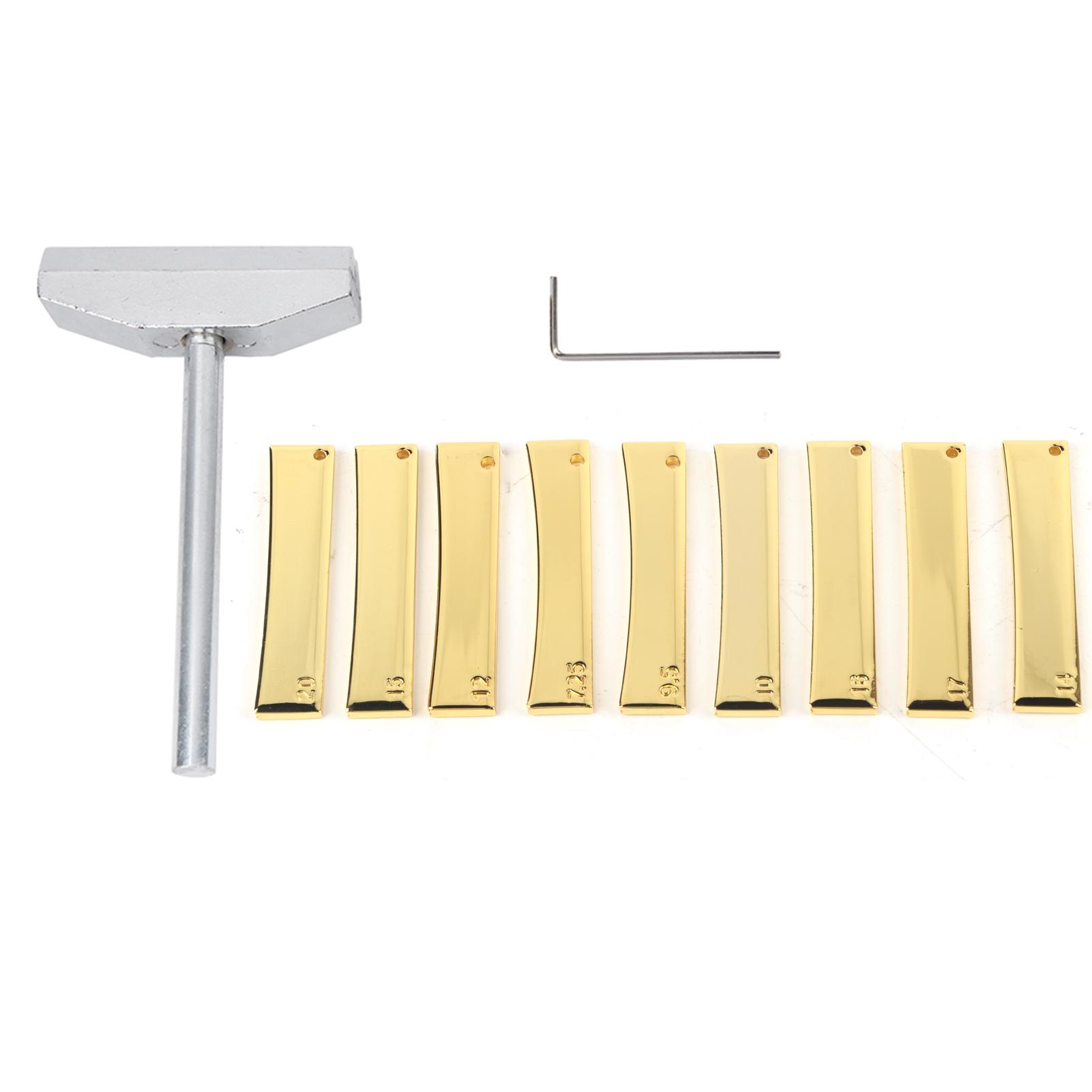 Gitarren-Presskaulwerkzeug E-Gitarren-Bundpresskaul-Einsatzset Gitarrenreparatur-Werkzeugset