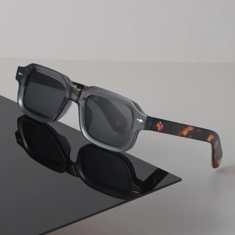 Quadratische Sonnenbrille Damen Herren Retro Stylisch Spiegel Minimalistisch Glas Sonnenbrillen Damen Herren Cool Einzigartig Oculos De Sol Other black