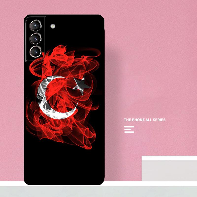 Türkei Türkische Flagge Handyhülle Für Samsung Galaxy S25 S26 Ultra S20 S21 S22 S23 S24 S10 Plus S25 FE Hülle Coque Galaxy S20 Plus