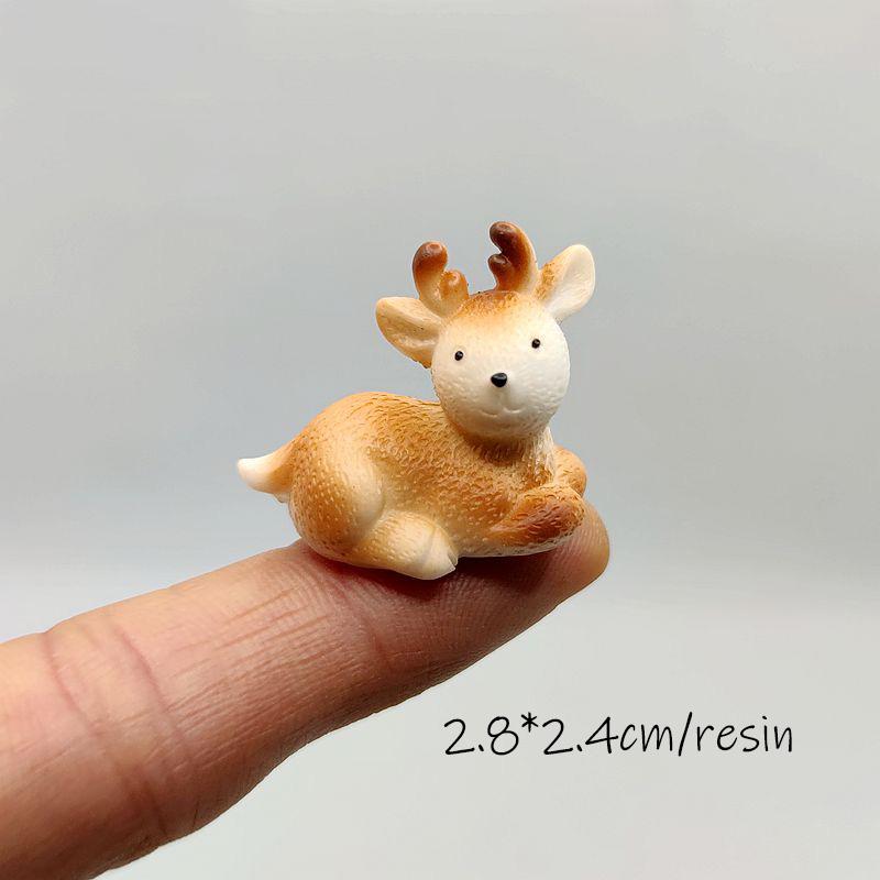 1 PC Mini Tiere Modell Delphin Katze Robbe Hamster Kaninchen Hirsch Miniatur Terrarium Zubehör Figur DIY Fee Garten Dekor