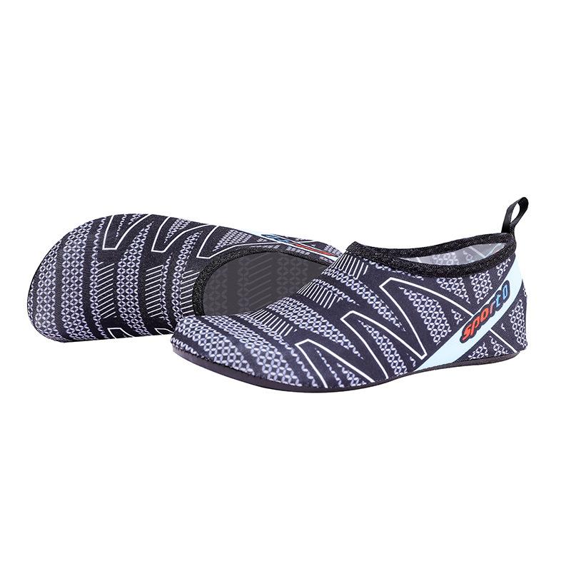 Strandsocken Schuhe Männer und Frauen Tauchen Schnorcheln Waten Schwimmschuhe rutschfeste Anti-Schnitt-weiche Unterseite Barfuß Yoga Upstream-Schuhe 38-39