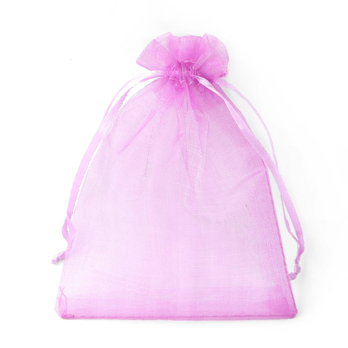 50 teile/beutel Einstellbare Kordelzug Organza Taschen Schmuck Verpackung Taschen Candy Hochzeit Taschen Geschenke Beutel 7x9cm Violett