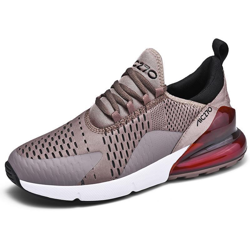 Paar 270MD Luftpolster-Sneaker, Fitness-Jogging, Gelegenheitsspaziergänge, Tennis-Laufschuhe, neue Herren- und Damen-Laufschuhe 40 khaki