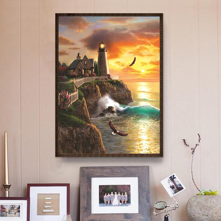 Diamant-Malerei, Kreuzstich, Diamant-Handarbeit, Handwerk, volle Diamant-Stickerei, Malerei 20X30CM